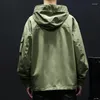 Men's Jackets Spring Windproof Waterproof Jacket Men Thickened Workwear Large Size Winter Mountaineering Army Green Coat