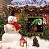 1PC 12x18インチクリスマスガーデンフラッグ両面の小さな垂直冬の農家ホリデーのための小さな庭の庭の旗メリークリスマス装飾