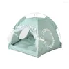 Łóżka kota letnie zima dwustronna poduszka przenośna pensa namiot Wodoodporne psy pupy szczeniaki do zabawy składanie łóżka 2 w 1