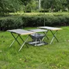 Kampmeubilair Draagbare Kleine Stalen Tafel Outdoor Opslag Thee Picknick Barbecue Camping Koken Vouwen