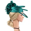 Bandanas Cocktail Party Hat Banquet Headdress Trendy Hats The Flowers Women Wedding Abs Fascinator Miss Hair Accessories Bride