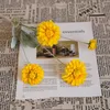 Decorative Flowers Nordic Dahlia Pinnata Artificial For Wedding Party Decoration Flores Artificiales Home Decor Fleur Artificielle Wreath