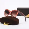 Gafas de sol de diseñador superior para hombres Mujeres Retro Sevasses Outdoor Shades Fashion Classic Lady Sun Glasses Mirrors 6 Colors con caja Tom Eyeglass 314