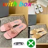 Freeshopping Designer Slides Box 플랫폼 여성 슬리퍼 Oran Sandal Slipper P Pantoufle H Sandals 슬라이드 여성 Claquette Outdoor Flip Flops Sandals 35-41