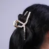 Клипки для волос высококачественной моды женщины Barrettes Claw Clap Nature Freshwater Pearl Elegent