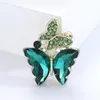 Broches pour femmes mignon cristal papillon broches en métal dessin animé Animal Corsage écharpe manteau broche mode broche bijoux