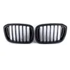 Nouvelle calandre gypsophile Double latte haute qualité voiture pare-chocs avant rein grilles noires pour BMW 3 4 X3 X4 G01 G02 G08 2018-2021