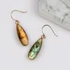 Dangle Earrings Borosa 5pcs Design Gold Plated Long Drop Labradorite Faceted Gems Fashion Trendy Jewelry 선물 G2084-1