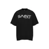 Olqy New Style T-shirts for Men and Women Fashion Designer Saint Michael High Washed Worn Short Sleeve Vintage Printed Couple