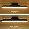 Nattlampor Ögonskyddsskrivbordslampa Stypless Dimning Hanging Magnetic Table Rechargeble Cabinet Light For Dormitory Bedroom Lighting