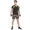 Men's Shorts 2023 Summer Camouflage Cotton Casual Mid-Waist Overalls Outdoor Loose Cargo