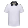 Mens Stylist Polo Shirts Luxe Italië Casual Tops Tshirt High street Fashion Designer Polo Zomer Slim Fit Katoenen T-shirt 4JSN 1S5C