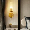 Настенные лампы Длинные брачные браки ретро зеркало для спальни Lampen Modern Led Light Switch