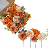 Decorative Flowers Artificial Wedding Combo Box Set For DIY Centerpieces Arrangements Bridal Bouquet Table Chair Decor Candle Holder