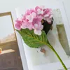 Decorative Flowers Artificial Silk Hydrangea Fake Branch Bridal Wedding Flower Hand Balls Home Table Decor
