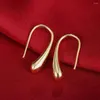Studörhängen 925 Silver Raindrop Piercing for Women 2023 Jewellery Luxury Gift Color Black Rose Gold