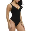 Women's Shapers WonderBeauty Woman Deep V Bodysuit Strap Body Shaper Backless Thong Seamless Shapewear Push Up Waist Trainer Slimming Corset