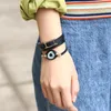 Strand Kirykle Multilayer Leather Bracelets For Women Trendy Design Charm Double Wrap Bangles Girl Simple Fashion Accessories Gift