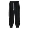 Men's Pants Teens Boys Pockets Trousers Relaxed Fit Washable Sweatpants