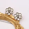 20 style luxury designers letter earing stud funy women Elegant Camellia Earring Wedding Party Jewerlry高品質18kゴールドメッキ