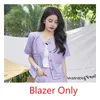 Women's Tracksuits Fashion Summer Women Business Suits 2 Piece Shorts And Jacket Set Ladies Work Office Uniform Style Apricot