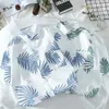 Men's Casual Shirts Vintage Men Summer Short Sleeve Male Hawaiian Coconut Tree Leaves Printed Beach Oversized Holiday Clothing