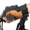 Cycling Gloves WEST BIKING Spring Autumn Cycling Gloves Full Finger Touch Screen Bike Shock Absorbing Gloves PU Leather Non-Slip Fitness Gloves 230609