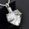 Cadenas surtidas pesonalizadas finamente elaboradas 'Always In My Heart' cremación mascota/collar con colgante de urna humana joyería conmemorativa