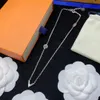 heren kettingen designer zilveren ketting sieraden set ketting armband en oorbellen Letter kettingen voor mannen en vrouwen Mode-sieraden met doos huwelijkscadeau