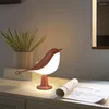 مصابيح طاولة 3 ألوان مصباح السرير الإبداعي مفتاح اللمسة الخشبية أضواء ليلة الليل