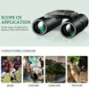 100x25 HD Binoculars, Foldiable BAK4 Mini Telescope Long-distance Viewing For Hunting Sports Outdoor Camping Trip