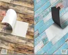 Bakgrunder förtjockar kreativt självhäftande PVC golvklistermärken Vattentäta och slitsträckta vardagsrumsdekoration Träkornplattor