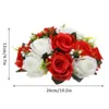 Dekorative Blumen Künstliche Rose 15 Kopf Stoff Simulation Blumenstrauß für Hochzeitsdekoration Vorschlag Home Party Dekor