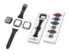 Custodia in vera fibra di carbonio + cinturino in silicone AP MOD KIT per Apple Watch Series 8 7 6 5 4 SE