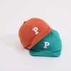 Casquettes de baseball Doit Baby Baseball Cap Soft Brim P Broderie Garçon Fille Snapback Chapeau Simple Enfants Hip Hop Soleil pour 1 à 4 ans