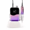 Nail Manicure Set Wave 35000RPM Gradient Purple Handle Rechargeable Nail Drill Portable Cordless Electric Desktop Nail Drill Machine Set Manicure 230609