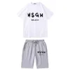 Men's Tracksuits Spring Summer Letter Printed Men's Women 2 Piece Set cotton Casual T-Shirt Shorts Set Sports Suit Fashion Short Sleeve Tracksuit 230609