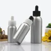 30 ml 50 ml 100 ml Aluminium E Flüssigreagenz Pipette Flaschen Augentropfer Aromatherapie Ätherische Öle Parfüme Flaschen Hwjxp