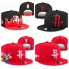 Houston''rockets'''ball Caps 2023-24 Unissex Fashion Cotton Baseball Snapback Men Women Sun Hat Bordado Primavera Capinho do verão atacado