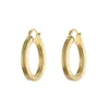 Hoop Earrings Nigeria Congo Arab Africa Ethiopian Jewelry Gold Plated Bridal Wedding Ear Buckle Women