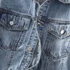 Giacche da uomo Streetwear Moda Uomo Giacca di jeans Primavera Autunno Retro Blu Stampato Designer Casual Cappotti da esterno Vestiti Hip Hop Drop