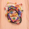 Strand Bohemian Ethnic Crystal Flowers Beads Handmade DIY Bracelets Women Cute Children Kids Charm Jewelry Gift