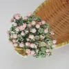 Decorative Flowers 6 Branch/Bunch Simulation Flower Plastic Grass Small Foam Ball Fruit DIY Accessories Gift Box Decoration Material Tiny