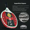 Racchette da tennis HOOWAN Beyond Yellow Racchetta da spiaggia Fibra di carbonio 3K Professionale 22mm Soft EVA Core Superficie ruvida con copertura 230609