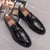 Luxury Brand Leffer Shoes Black Brown Plaid L Leather Shoes Party Pointed Toe Formal Wear Shoes Dress Shoes Office Business Shoes Size 38-48