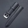 Watch Bands 18mm 20mm 22mm 24mm Leather Strap Soft And Thin Needle Pattern First Layer Cow Quick Release