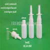 50pcs de 20ml HDPE Botella de bomba de aerosol nasal de plástico blanco Botella de aerosol de niebla nasal con atomizadores nasales 18/410 Xatkf