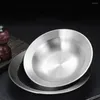 Наборы наборов посуды из нержавеющей стали салат -бассейн овощная тарелка подает кухонная посуда за выпечка