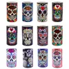 6cm*102cm skull pattern tobacco packing bottle vacuum plastic canister moisture-proof container sealed household storage box Mhwna