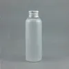 30pcs 120ml Bouteille en plastique PET transparente givrée avec bouchon à vis en aluminium Conteneur de savon liquide cosmétique Bouteille de shampoing Huile essentielle Wijci